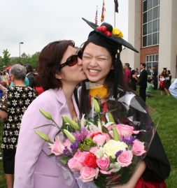 Mom and I on graduation day