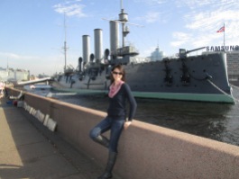 Neva River battleship (St. Petersburg)